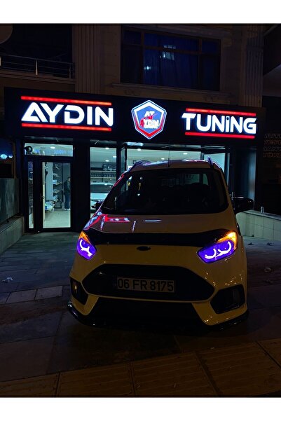 at aydın tuning Ford Courier Uyumlu Far Içi 4 lü L Tip Rgb Angel 16 Renkli Ku...