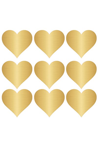 TELLGRAF مجموعة ملصقات قلب (3x3 سم 60 قطعة)