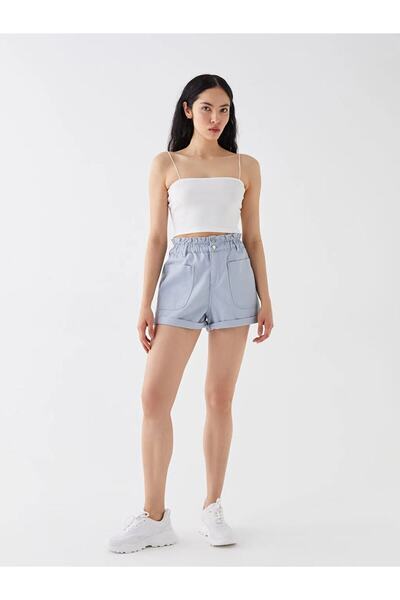 LC Waikiki Szögletes gallérú, egyenes pántos női felső