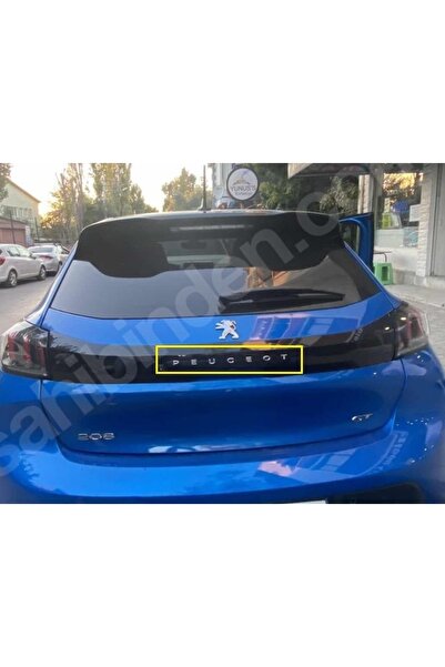 EDEXPORT Peugeot 208 Yeni Nesil Bagaj Yazısı İnce Karakter