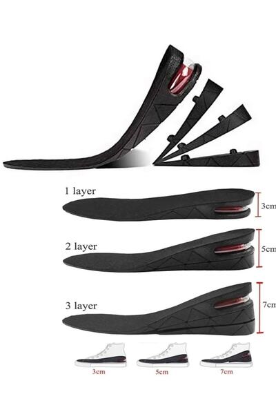 Trendyıldızı 7 Cm Gizli Topuk Hava Yastıklı Boy Uzatıcı Tabanlık