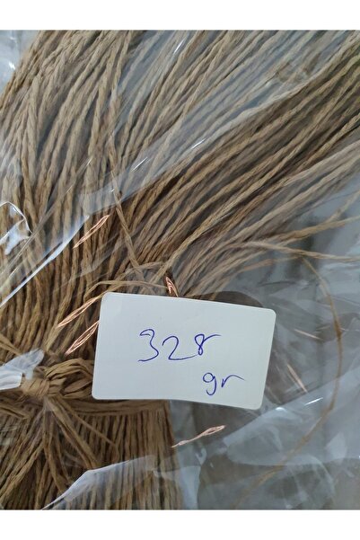 Sifaligurumiler Kağıt ip 328 gr kahverengi çanta supla ve şapka ipi