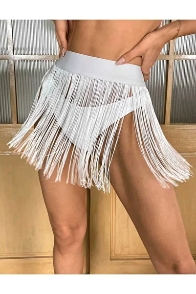 BF Bikini Fashion Pareo skirt with tassel detail