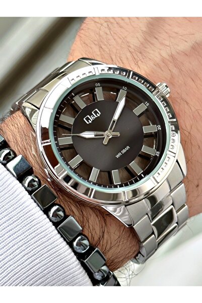 Q&Q Q777J854YW 2 Yıl Garantili Erkek Kol Saati + Bileklik Hediyeli