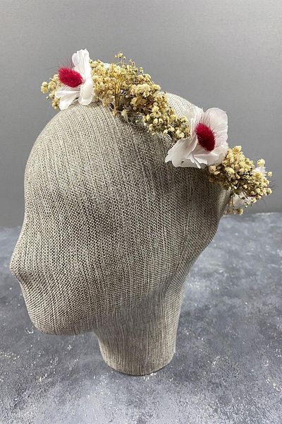 Hayalperest boncuk Spring Branch and Cipsolu Outdoor Shoot Bridal Crown Bridesmaid Crown Mustard Color