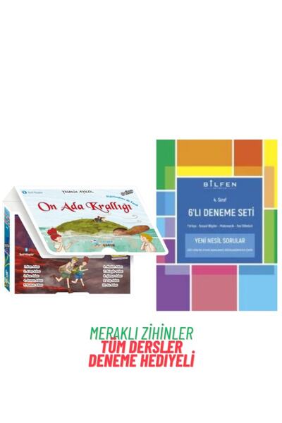 Üçgen Yayıncılık On Ada Krallığı Hikaye Seti+Bilfen 4. Sınıf 6'lı Deneme Seti...