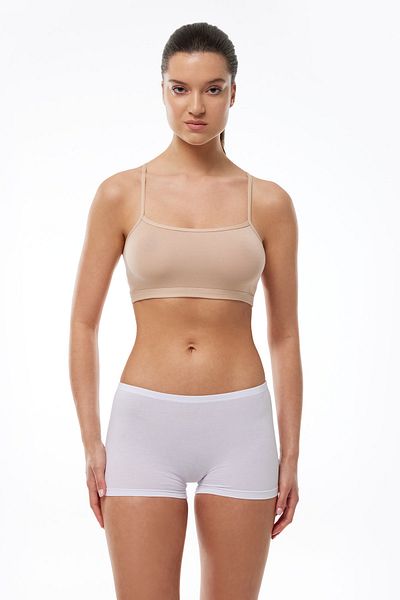 Malabadi Γυναικείο White 2 Pack Modal Boxer 109