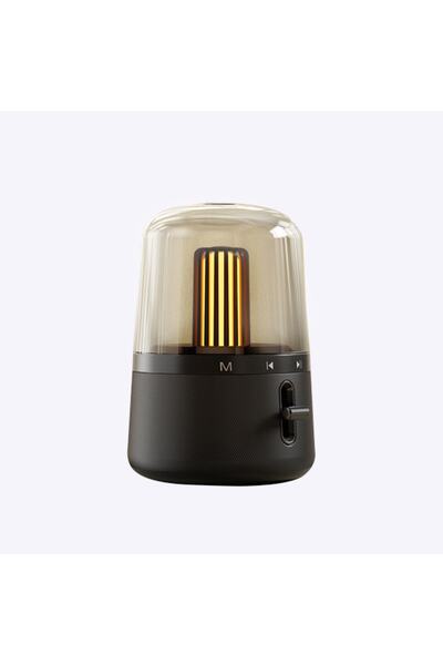 Ally BS585 Masaüstü Gece Lambası Bluetooth Hoparlör-SİYAH