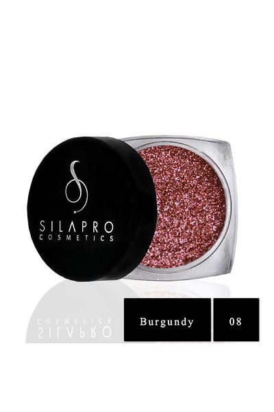 SİLAPRO COSMETİCS Magnetic Burgundy Glitter