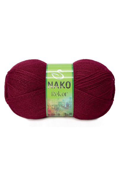 NAKO Claret Red Record Knitted Rope