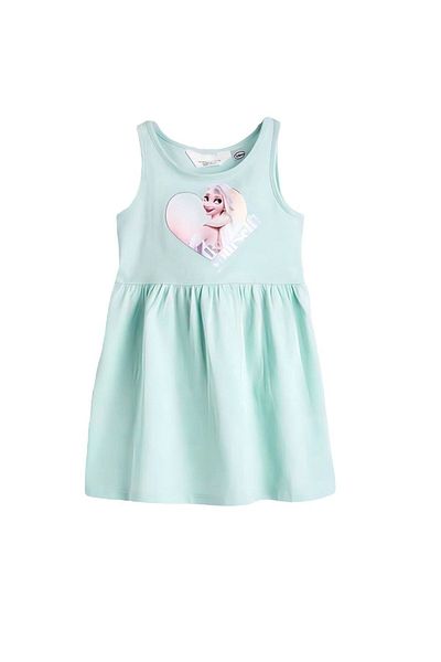 Pink Hippo Kids Rochie de vară fără mâneci pentru fetiță cu imprimeu Elsa Frozen