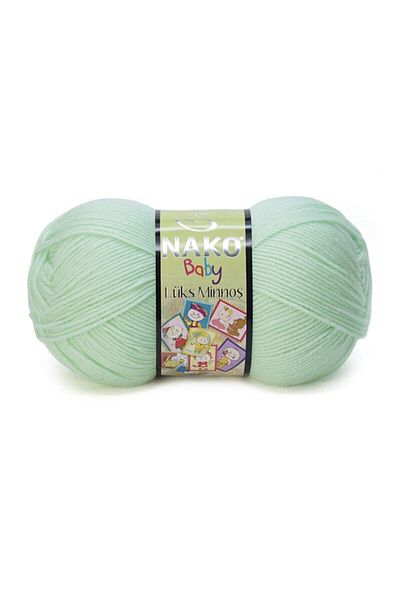 NAKO Luxury Minnoş 2587 Hand Knitting Thread 100 gr 2587 Nile Green