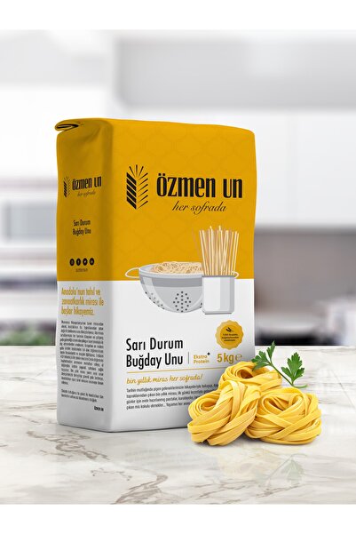 Özmen Sarı Durum Buğday Unu 5 Kg