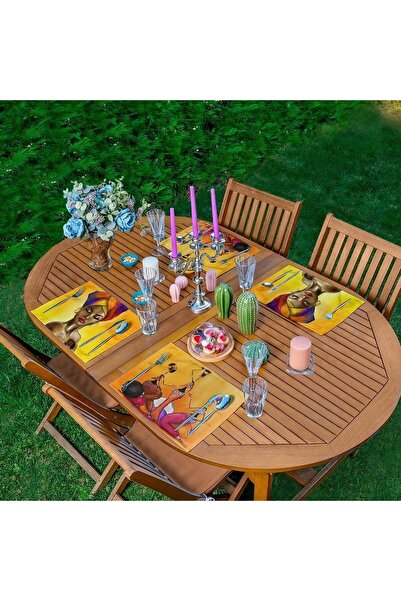 Stone Design Bracelet African Woman Figured American Service Set