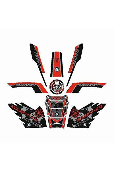 gogo premium BMW GS R1200 Uyumlu  Tank Pad SET 001