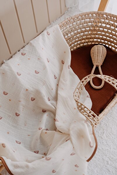 TBA COLLECTION بطانية موسلين| بوهو قوس قزح