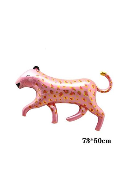 LOTUS PARTY 1 Safari Themed - Pink Tiger Foil Balloon