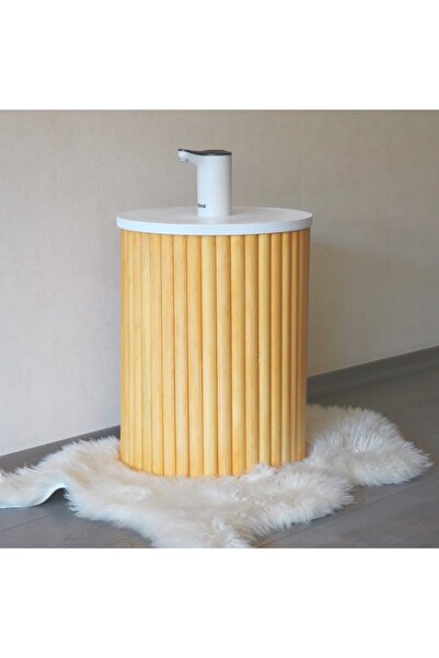 ihtiyacal Dekoratif Ahşap Damacana Gizleme Saklama Kılıfı