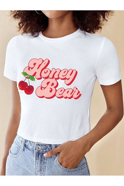Jose Clothing ΓΥΝΑΙΚΕΙΑ ΛΕΥΚΗ ΕΚΠΤΩΜΕΝΗ ΣΩΜΑ ΚΟΝΤΟΜΑΝΙΚΗ CROP ΜΠΛΟΥΖΑ