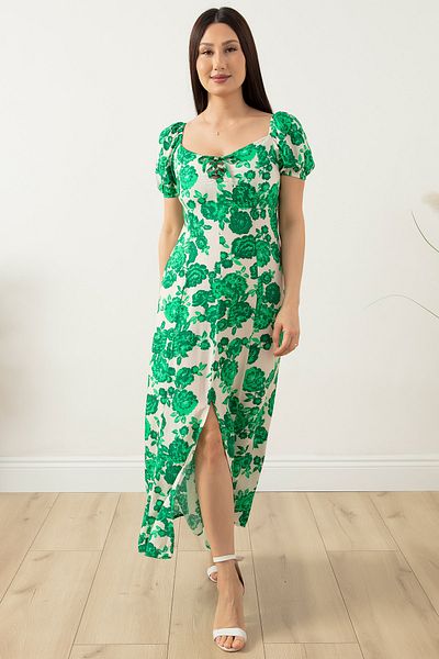 PULLIMM Chest Elastic Viscose Dress GRS3094