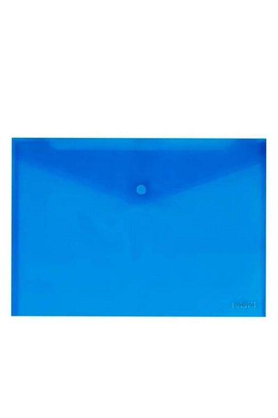 Noki Blue Document Envelope with Snap Fasteners 36 Pieces
