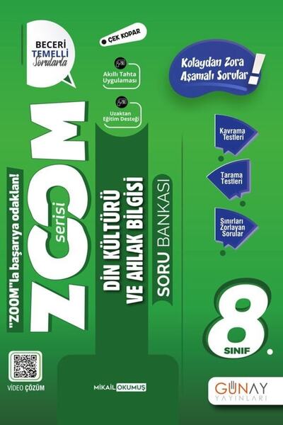 Günay Yayıncılık Günay 8.sınıf Lgs Yeni Zoom Din Kültürü Soru Bankası