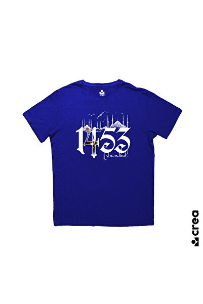 Crea Eymer Wear 1453 Fatih Sultan Mehmet Istanbul Štampano okrugla kragna 100...
