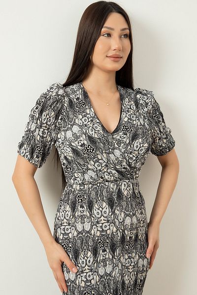 PULLIMM Rochie din viscoza incrustata GRS3081
