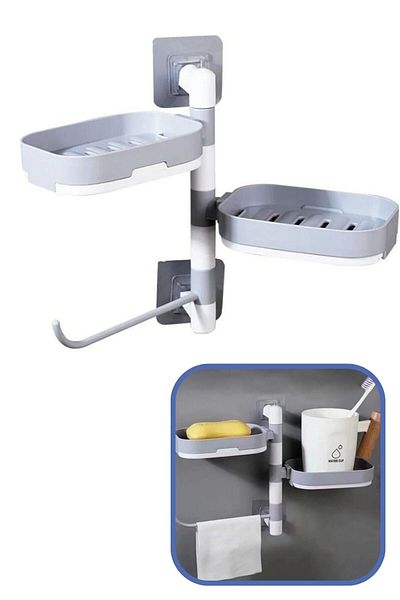 Buffer ® Multiple Soap Holder Functional Bathroom Soap Dish