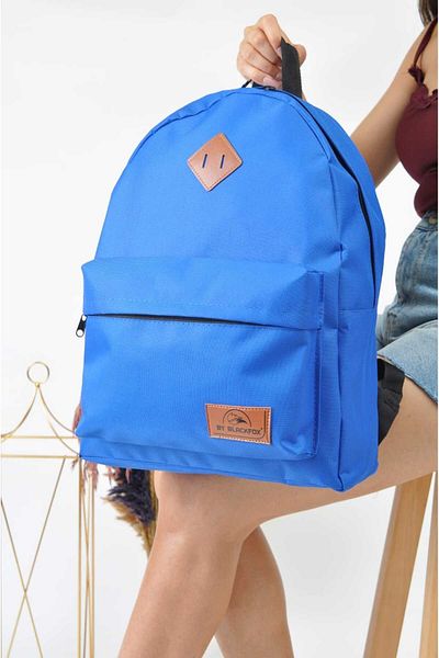 Sellini Μπλε αδιάβροχο ύφασμα Imperteks Unisex Μπλε σακίδιο πλάτης και σχολική τσάντα