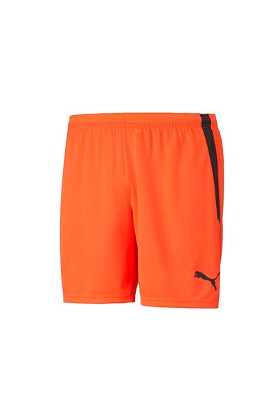 Puma Pantaloni scurți de fotbal pentru bărbați - Pantaloni scurți Teamliga, 70492445   Portocaliu