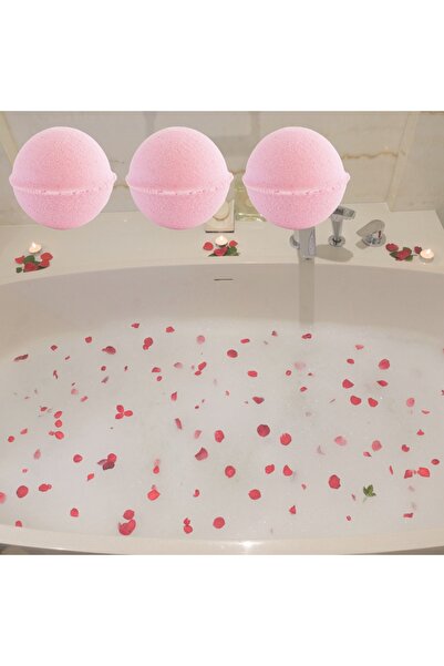 BAL AĞACI Gül Kokulu Köpüren Banyo Topları, 130 gr × 3 Adet
