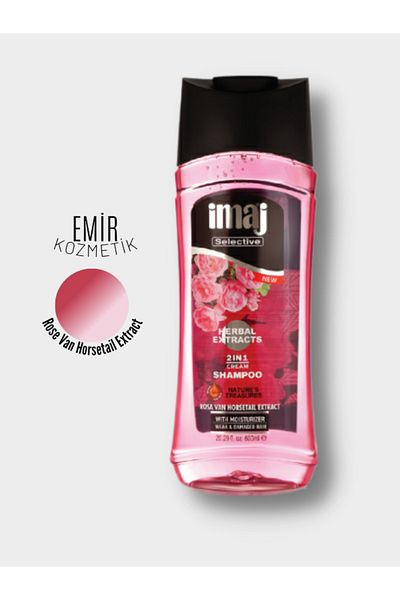 İmaj Selective Rosa Van Horsetail Extract Herbal Hair Care Shampoo 600ml