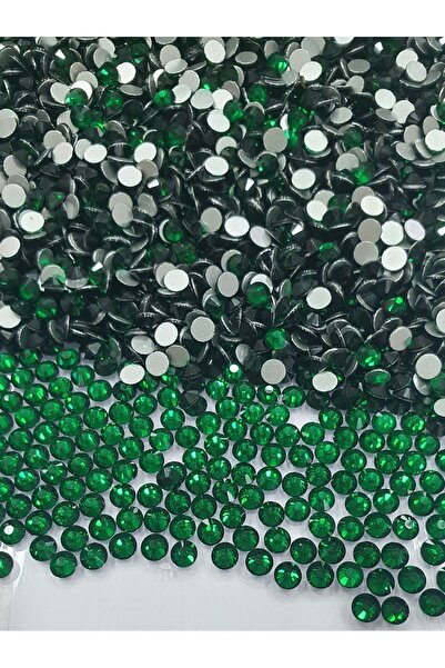 CRYSTALSHOP حجر الراين الأصلي - ss16 أخضر زمردي (50 جرام - 1440 قطعة)