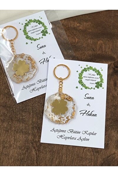 Masalsı Concept Söz Nişan Nikah Kına Düğün Hediyeliği Epoksi Anahtarlık 25 Ad...
