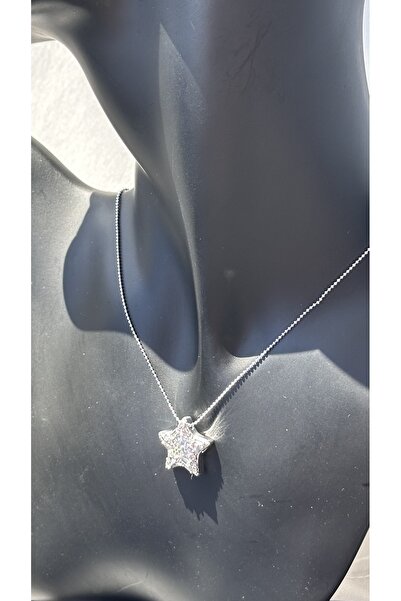 zeina Tek Yıldız Taşlı kolye ve kolye ucu