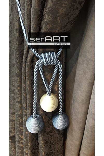 serART Kiraz 3 toplu fon perde kruvaze perde tavan bağlama bracol