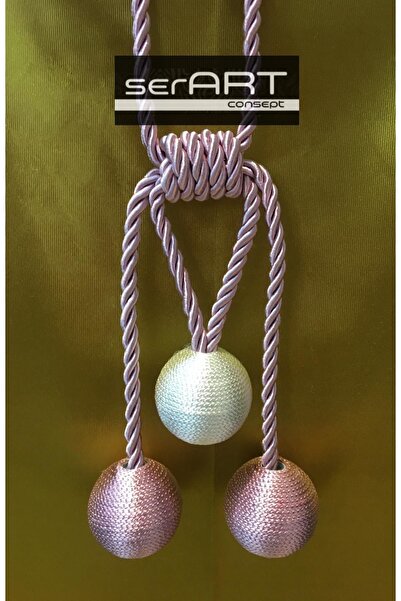 serART Kiraz 3 toplu fon perde kruvaze perde tavan bağlama bracol