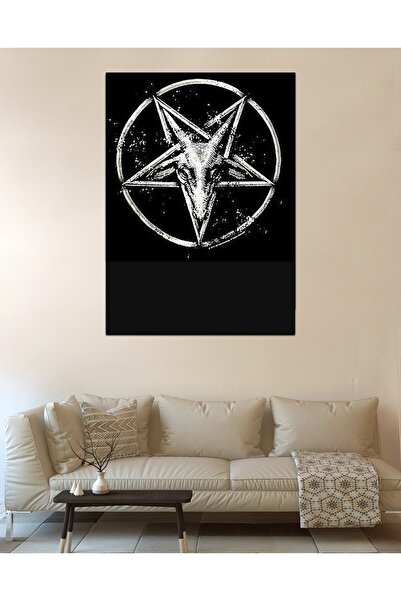 owl bag Pentagram 5 no Desenli Tasarım Duvar Halısı