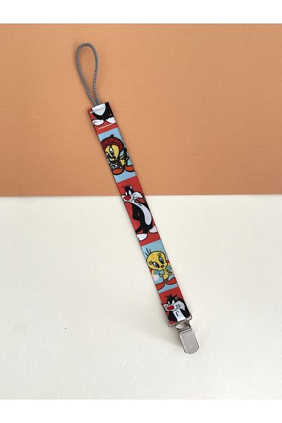 KARAMİLA Baby Pacifier Strap - Pacifier Chain - Printed