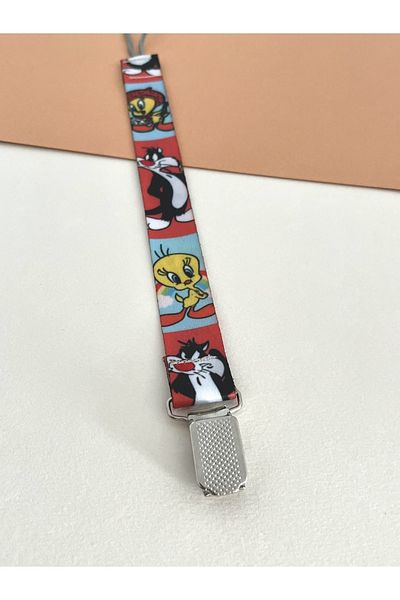 KARAMİLA Baby Pacifier Strap - Pacifier Chain - Printed