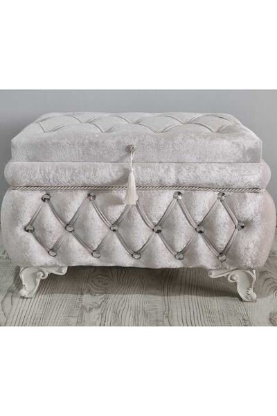 Duru Çeyiz Sandıkları Duru Çeyiz Sandığı Şevval Ikili Lüks Çeyiz Sandığı Gri