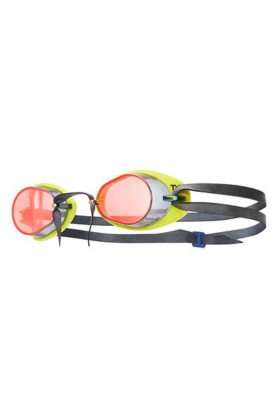 TYR Sport TYR Socket Rocket 2.0 Red/Yellow/Black Mirrored Swimming Goggles, Training Glasses