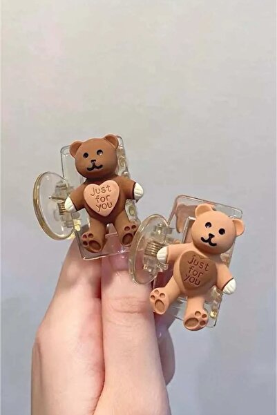 Suzetto Teddy Ayıcık Oyuncak Mandal Toka 2 Adet