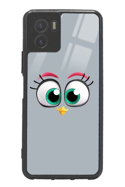 Spoyi Vivo Y15s Glossy Phone Case with Grey Design