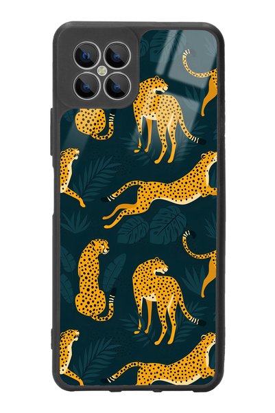 Spoyi Omix X600 Leaf Leopard Design Glossy Phone Case