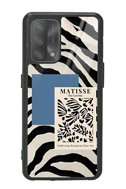 Spoyi Oppo A74 Zebra Matısse Tasarımlı Glossy Telefon Kılıfı