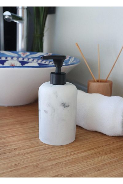 The Mia Δοχείο υγρού σαπουνιού Marble 360 ​​ml