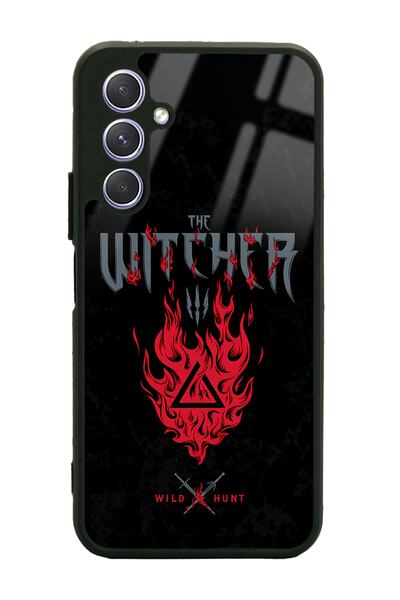 Spoyi Samsung A24 Witcher 3 Fire Tasarımlı Glossy Telefon Kılıfı