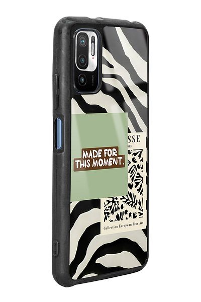 Spoyi حافظة هاتف لامعة بتصميم ماتيس أخضر لهاتف Xiaomi Redmi Note 10 5g
